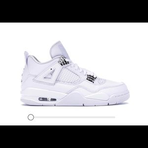 Jordans 4 Retro All white